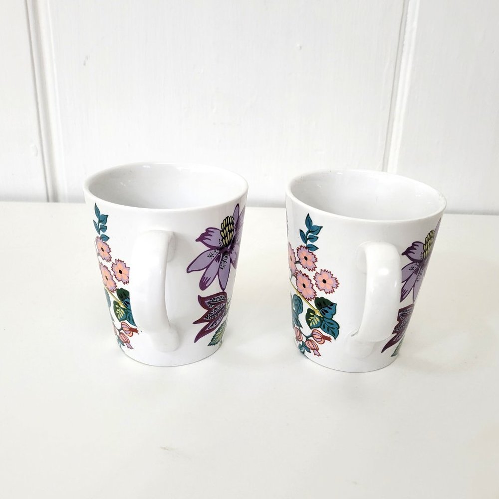 Vera Bradley Floral Mugs Set of Two - Picture 2 of 6